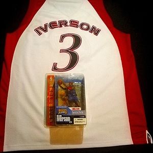 Allen Iverson Action Figure  McFarlane toys